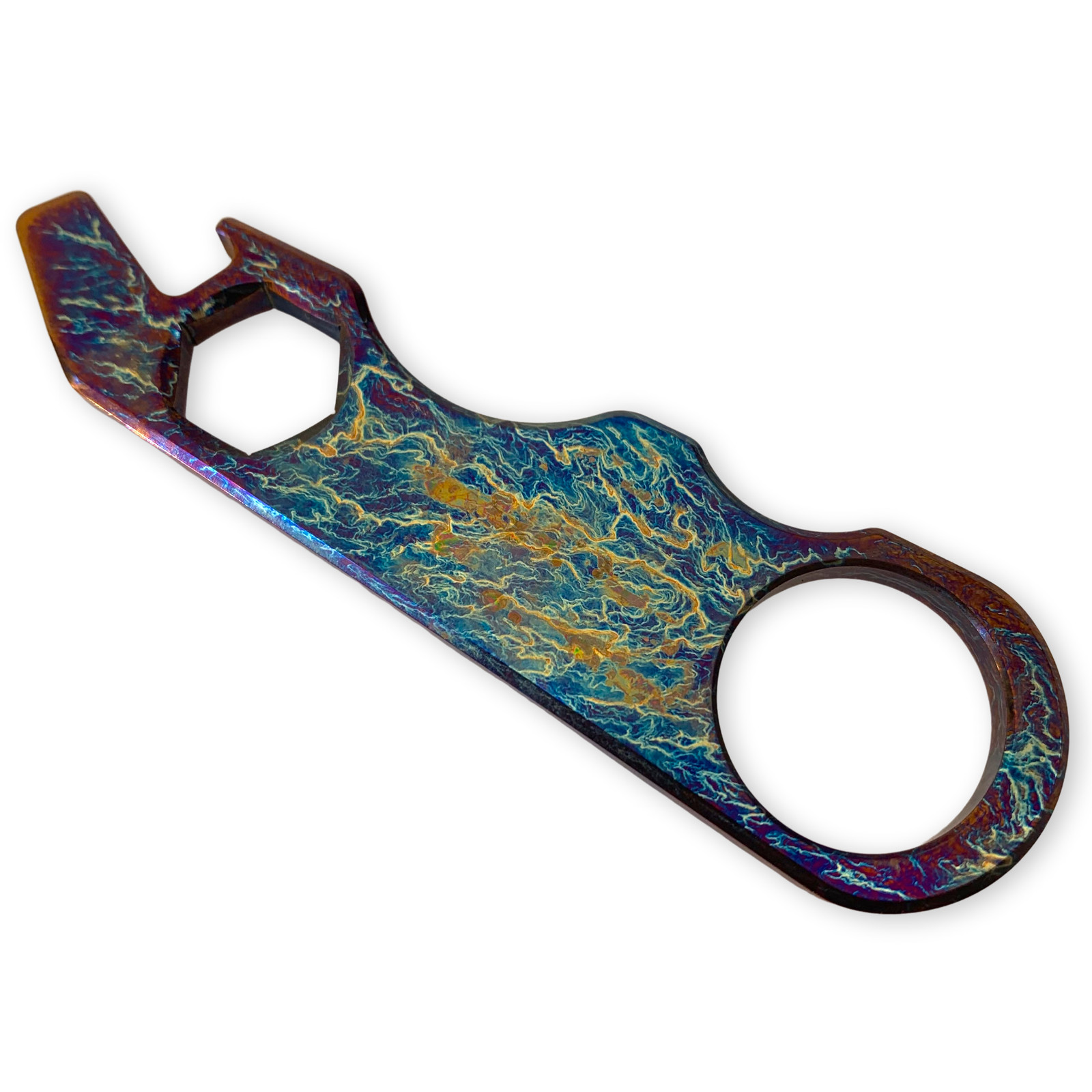 YJGDCN RIHE EDC PRY Bar TOOL TC4 TITANIUM inlay PEI BODY YJEDC09-Color-DIY