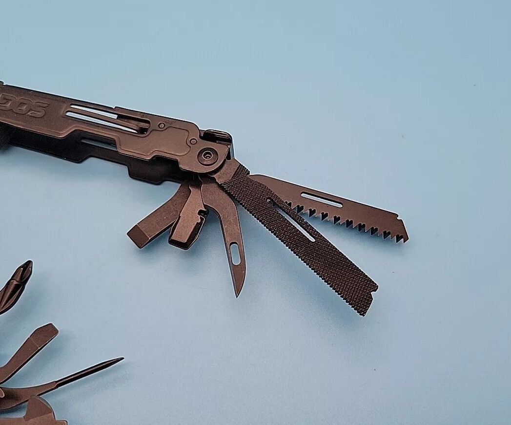 SOG Power Access Deluxe Multi-Tool – Black – Pliers, File, Knife, Screwdrivers