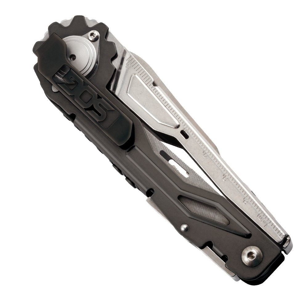 SOG Daily SwitchPlier 2.0, 12-in-1 Multi-Tool w/ One-Hand Deploy – SWP1001-CP