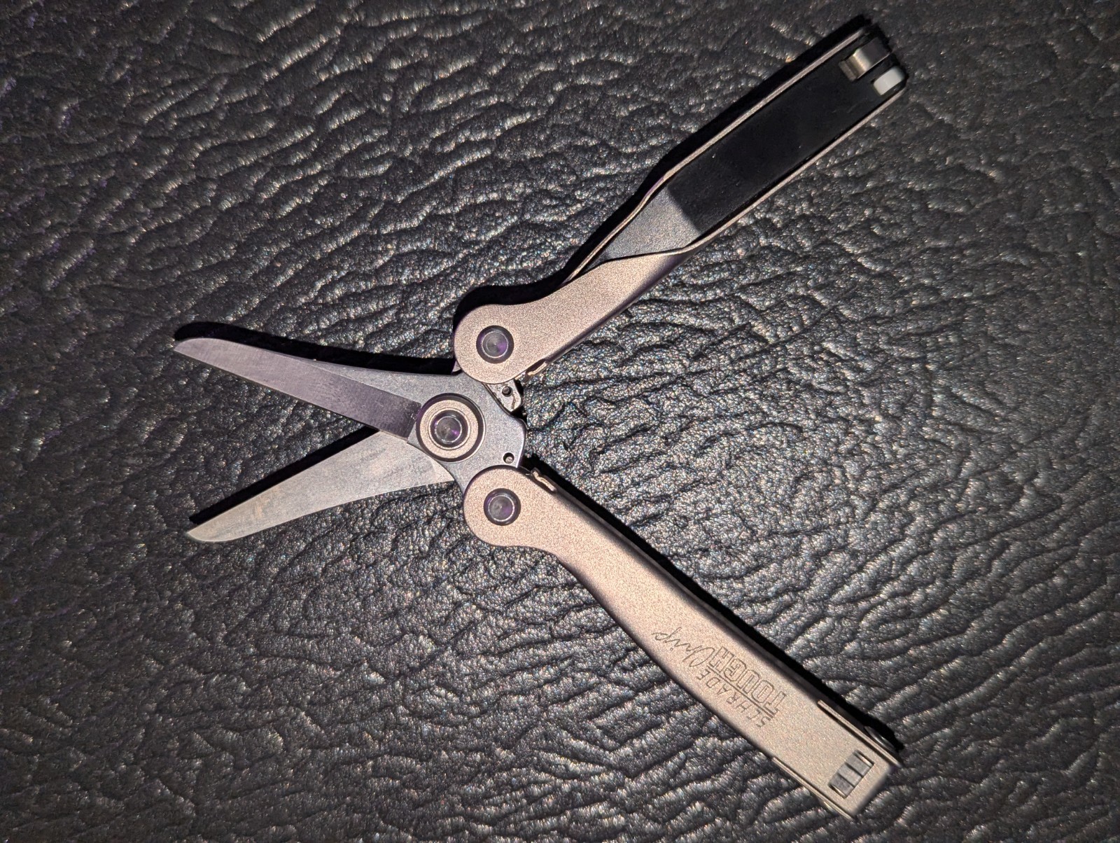 Vintage Schrade USA Tough Chip Folding Multi Tool Multitool Scissors Knife