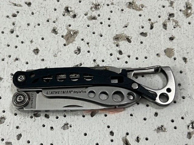 Leatherman Style CS Black Mini Multi-Tool Keychain Stainless—