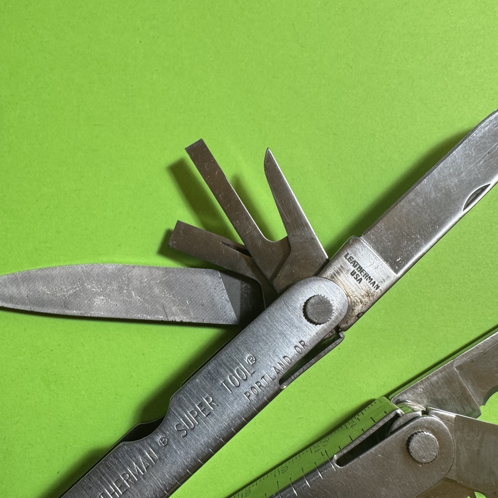 Leatherman Super Tool Plier Multi Tool Pocket Knife Stainless EDC #758