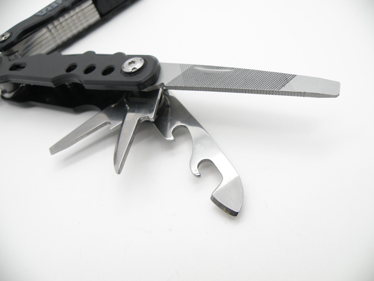 NRA Multi-Tool With Black Nylon Belt Case 22 Tools Survival Camping Handyman