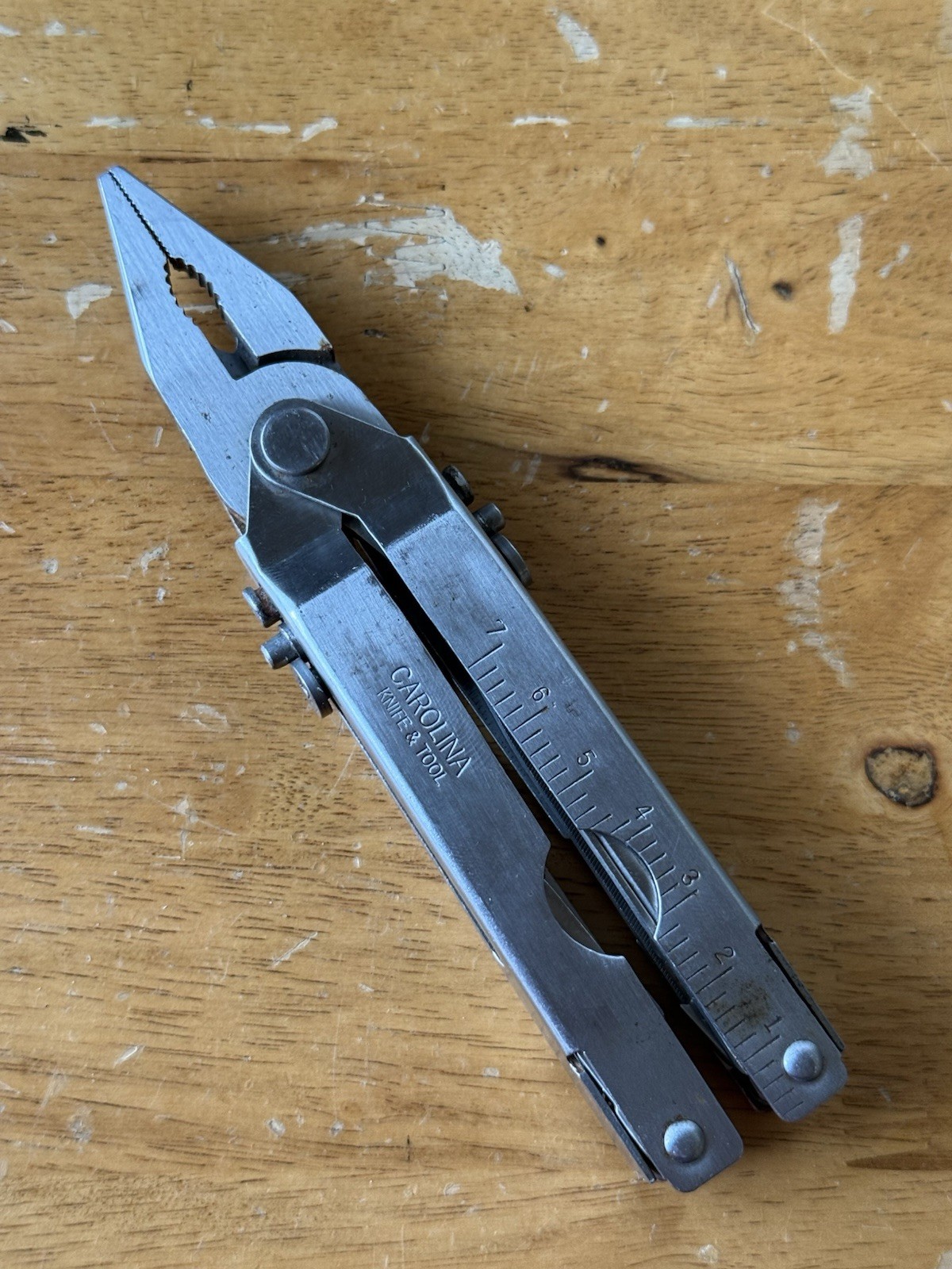 Carolina Knife & Tool Company Multitool Pliers Knife Folding Used Serrated
