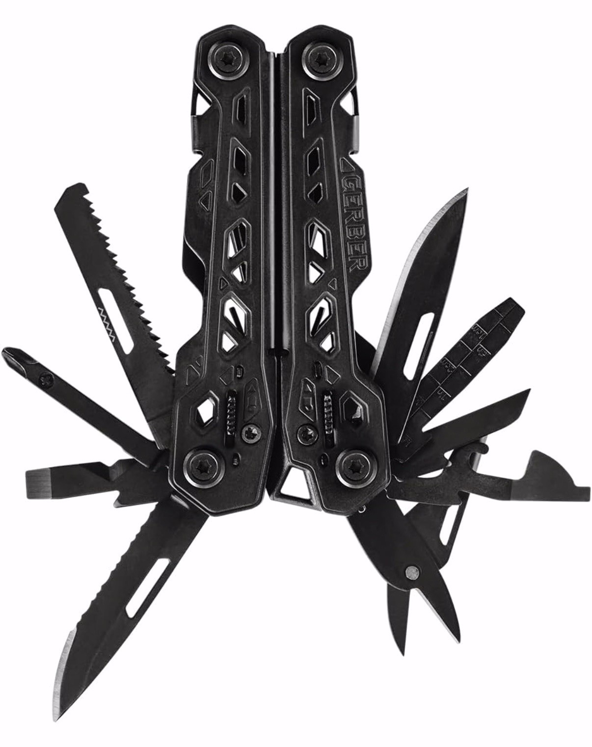 Gerber Truss Needle Nose Pliers Multi-Tool with MOLLE Sheath – Black (31-003884)
