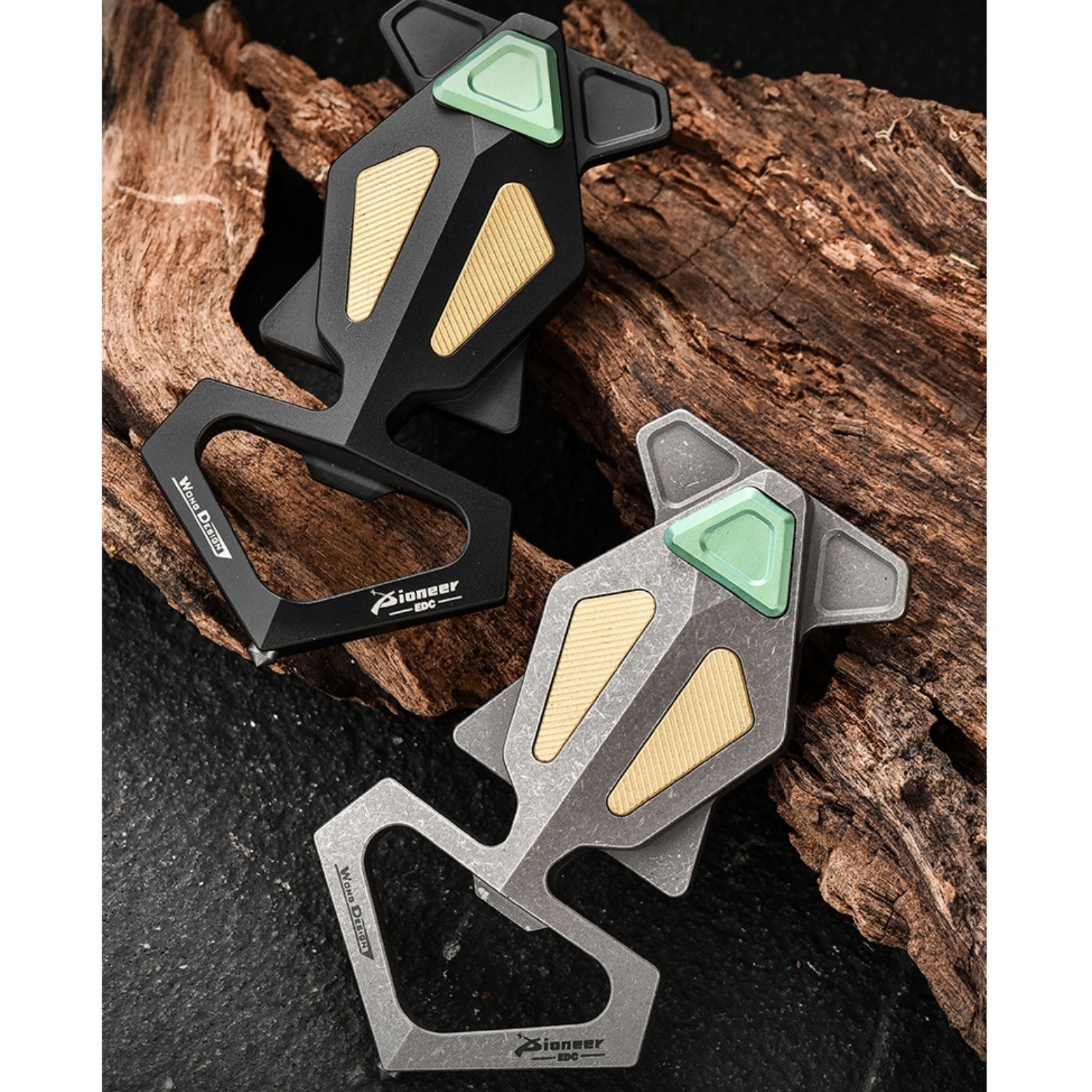 Titanium Alloy EDC Multi-Tool Keychain with Bottle Opener Safety Tip