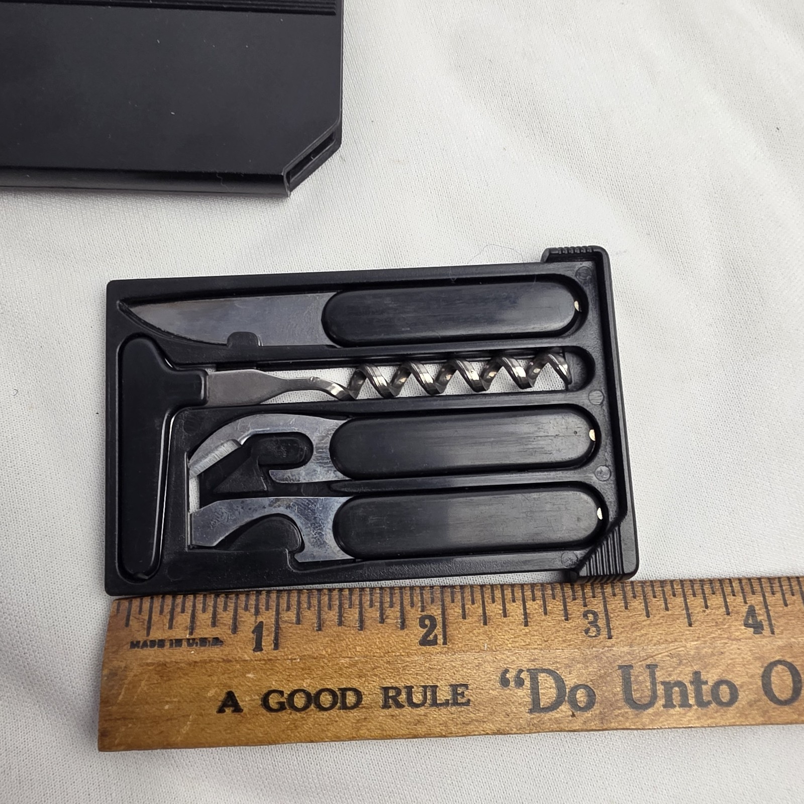 Miniature Keychain Bar Tool Set Knife Corkscrew Bottle Opener Pocket Travel Size