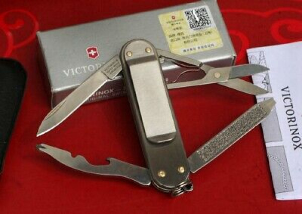 1 Pc Titanium Alloy TC4 Pocket Clip for 58mm Victorinox Swiss Army Knife