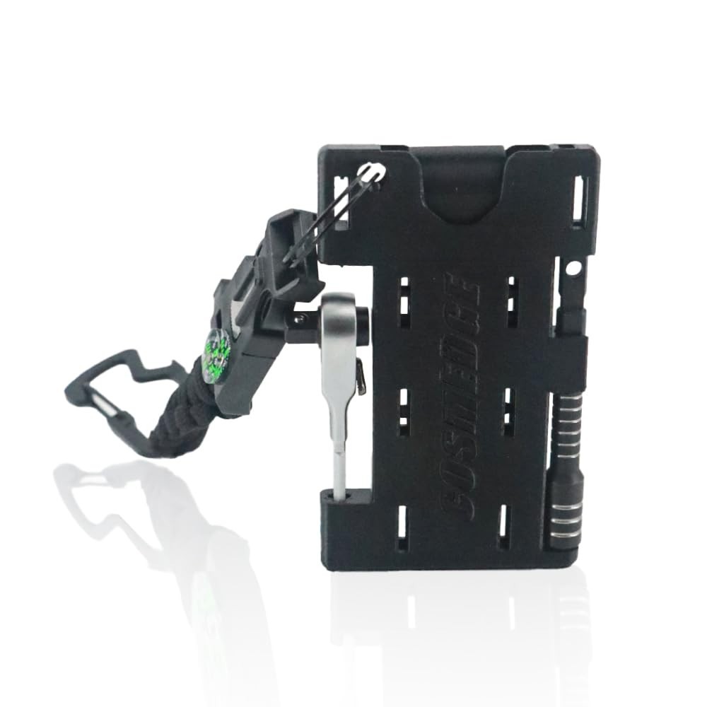 Multi-Tool Accessories Set, Double-Ended Screwdriver Bits, EDC Ratchet Wrench, B