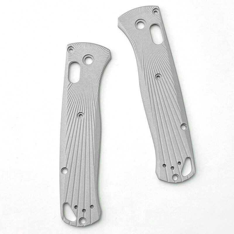 1 Pair Aluminium alloy Handle Scale for Benchmade Bugout 535 Radial Stria