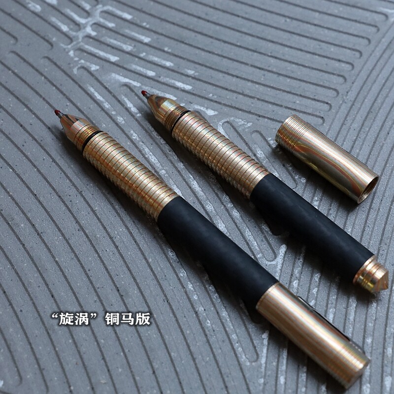 Titanium Alloy Damascus Pen Writing Pen EDC Pen Multi-functional Tools Pen Gifts