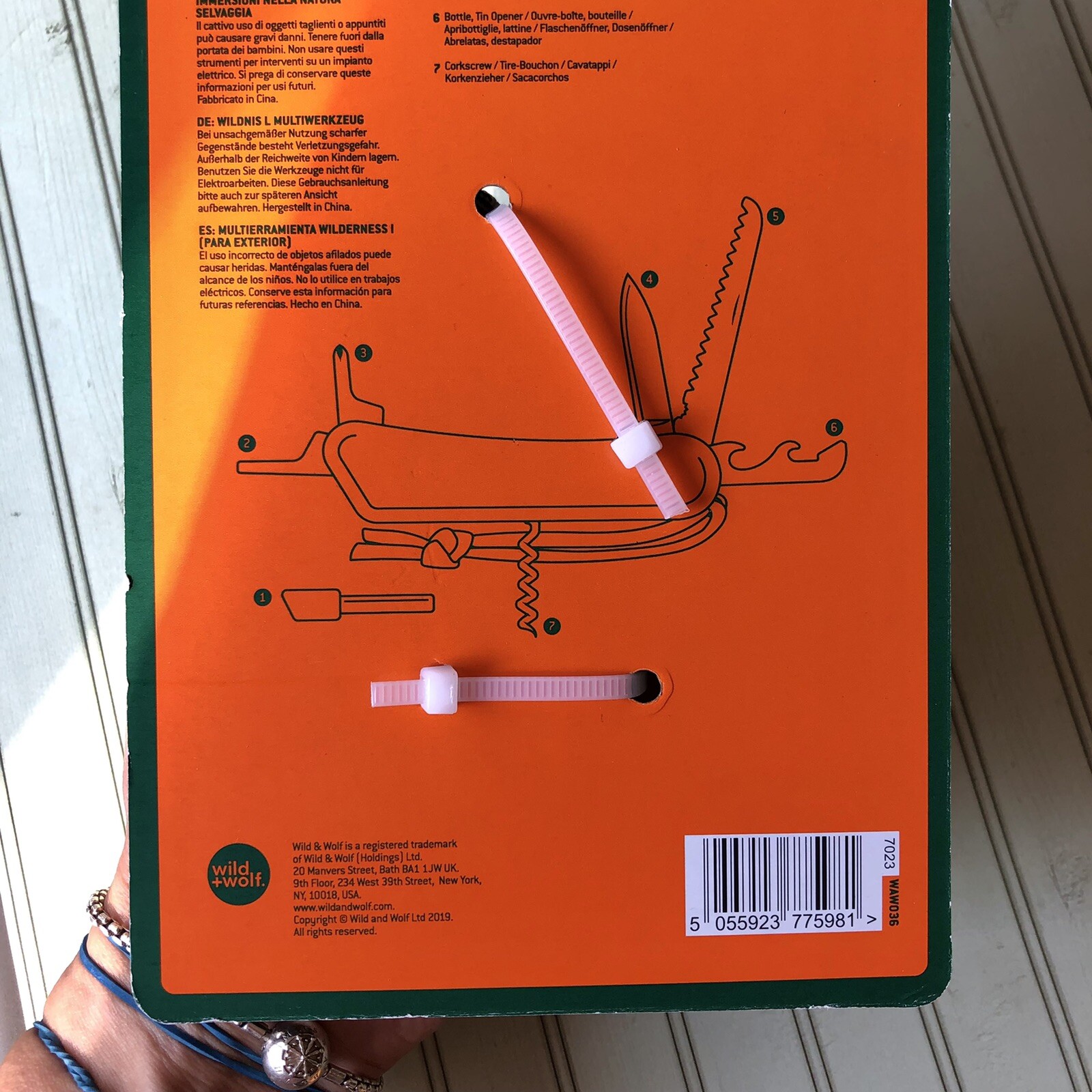 Wild + Wolf Wilderness Survival Tool NWT