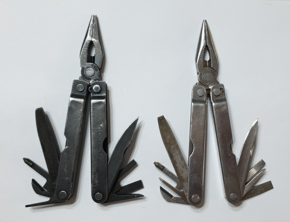 🔥🔥 Leatherman PST & PST Black Oxide BO Retired First Leatherman 2X Combo Rare