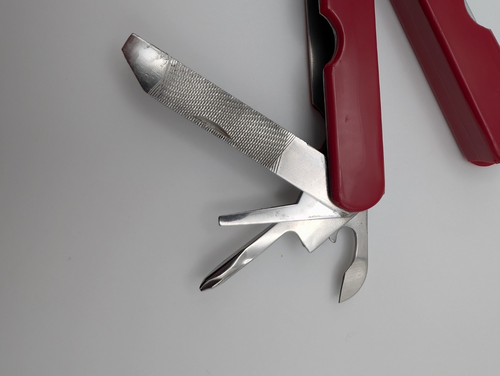 Vintage Huangiu 838 Stainless Steel Multi Tool Pliers Knife Screwdriver File w/