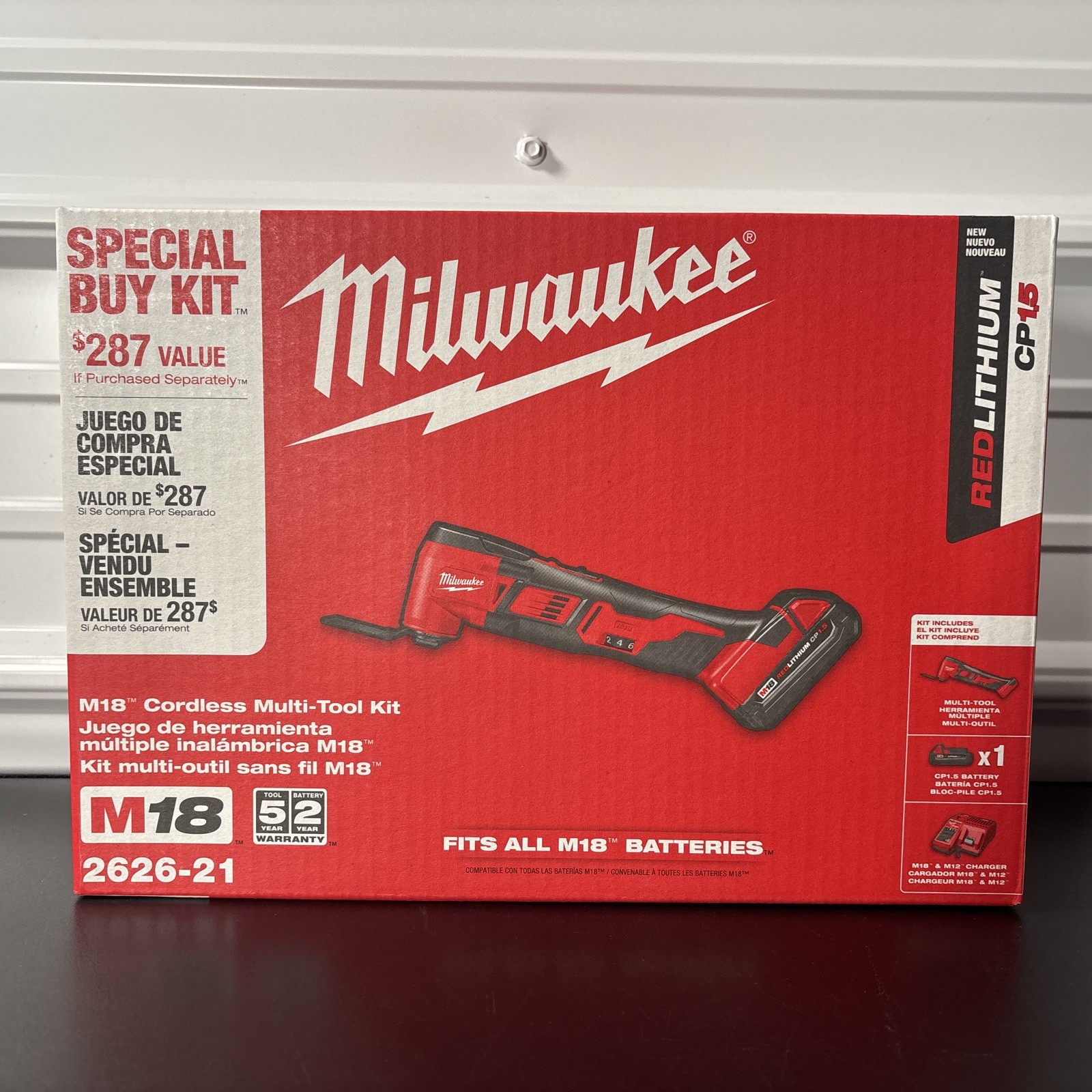New Sealed Milwaukee M18 Multi-Tool Kit 2626-20