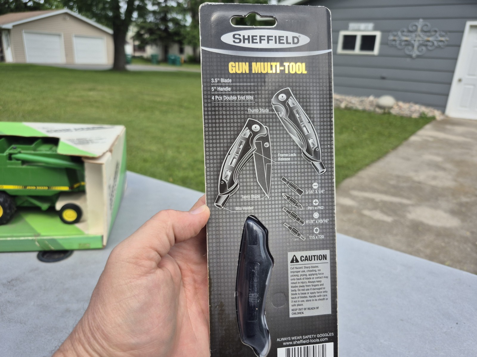 New in the Package SHEFFIELD Gun Multi-Tool Knife