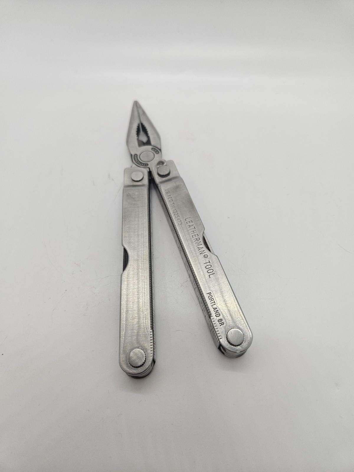 Vintage 1994 Leatherman, Marlboro Country Multi Tool Knife with Leather Sheath