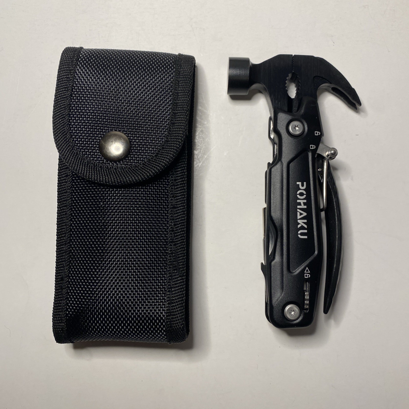 Pohaku Folding Hammer Multitool w/ Nylon Sheath
