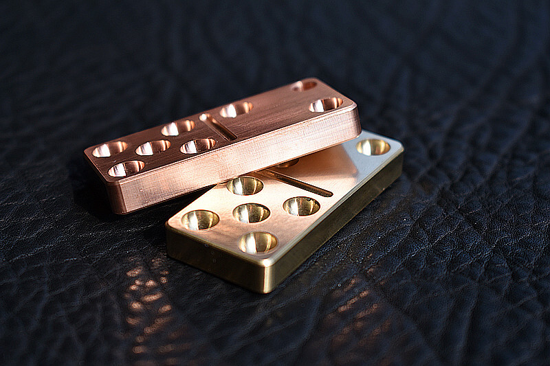 Brass Copper Keychain Pendant EDC Portable Creative Key Chain Ring Adult Toy