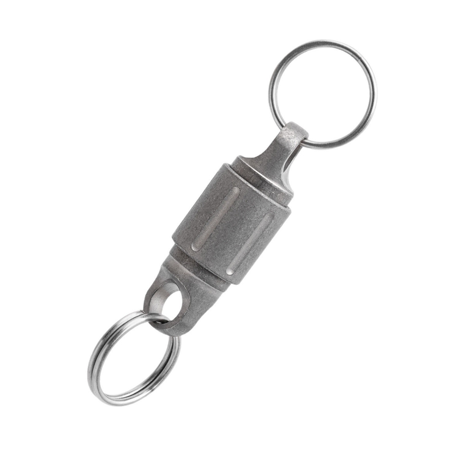 Titanium Alloy Magnetic Quick Release Keychain Connector 360° Swivel EDC