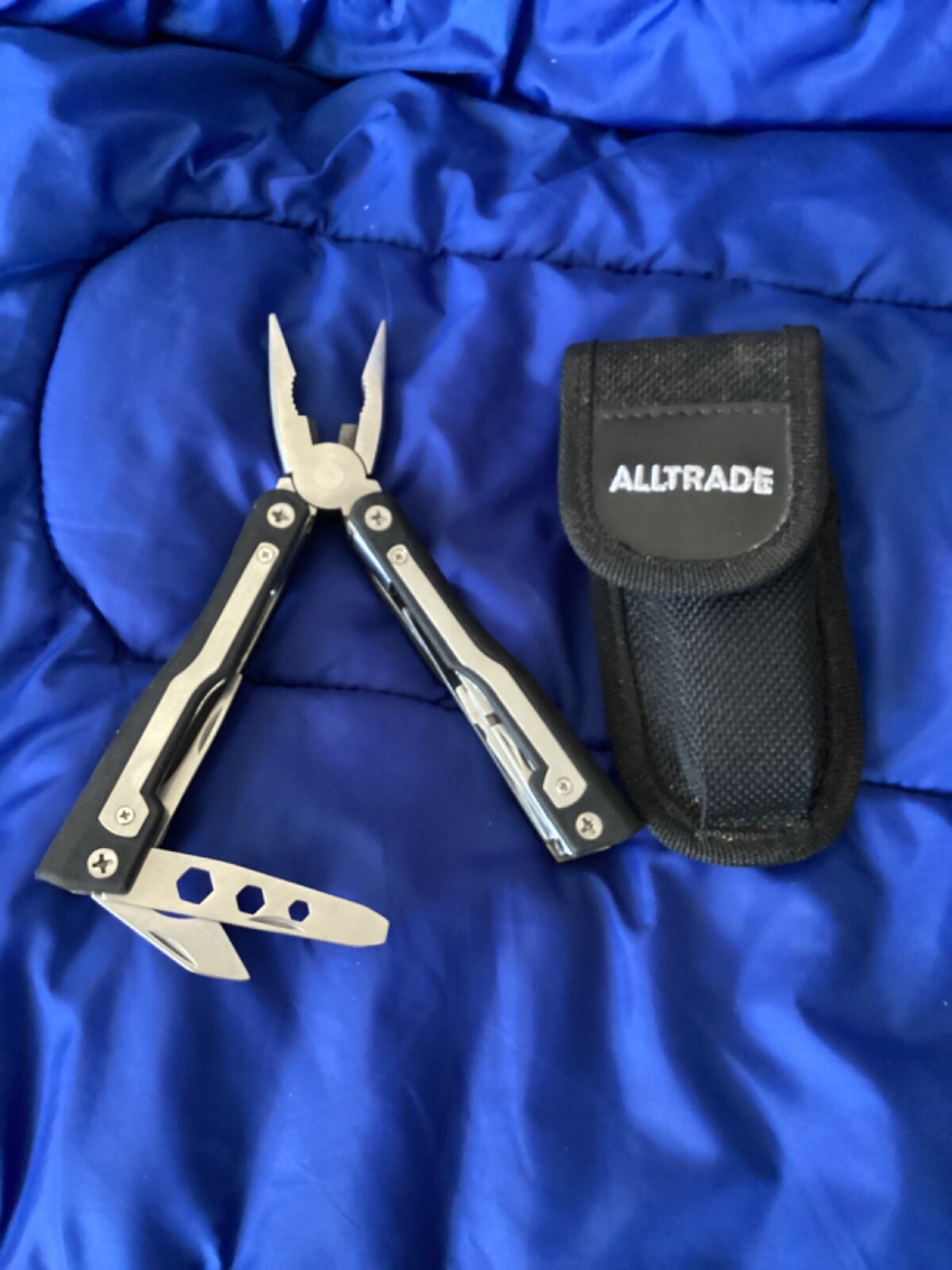 Alltrade Stainless Steel Multi-Tool With Carrying Pouch – Pre-owned