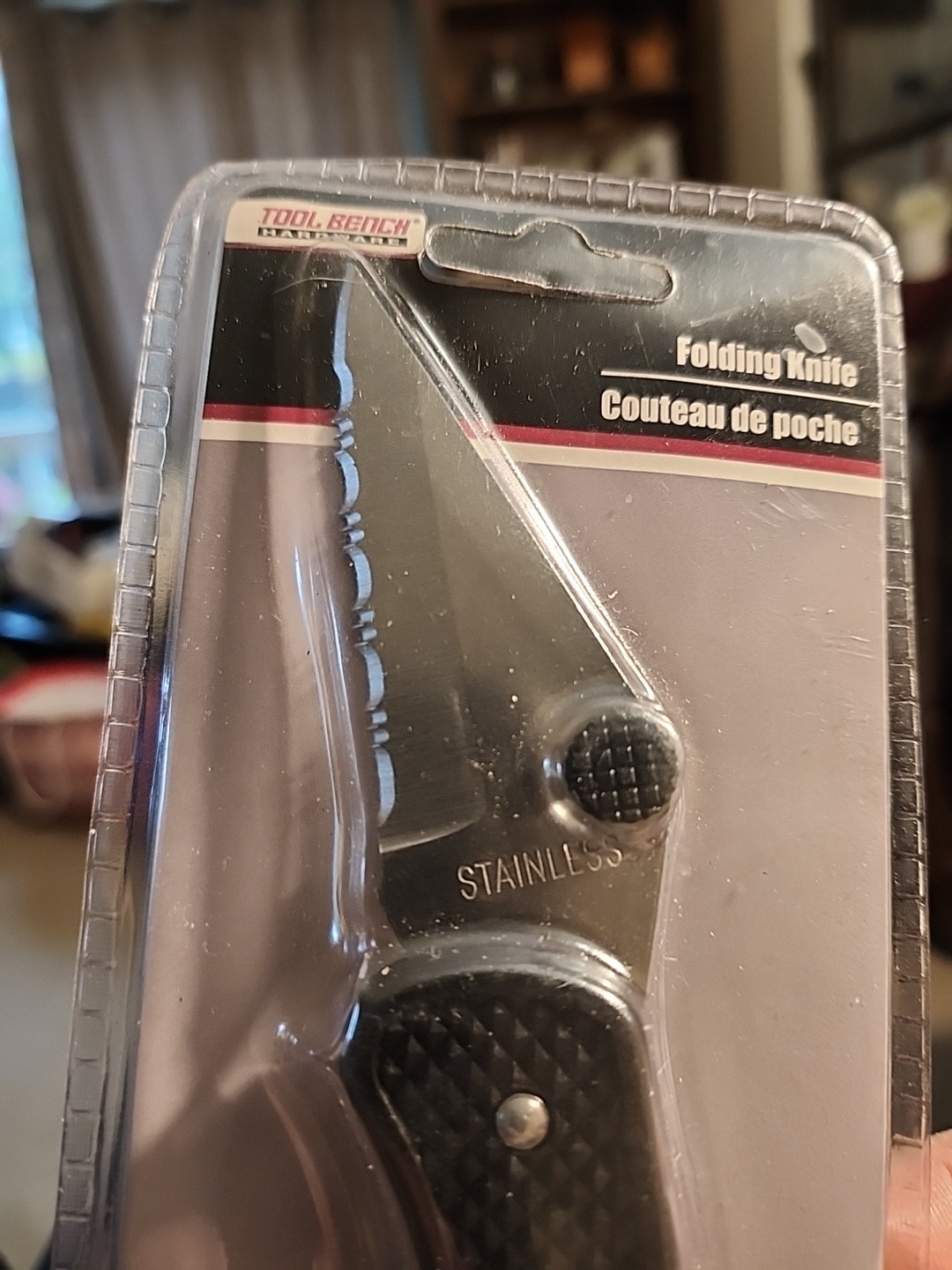 Tool Bench Hardware Serrated Lock Back Folding Knife NEW IN PACKAGE🔪