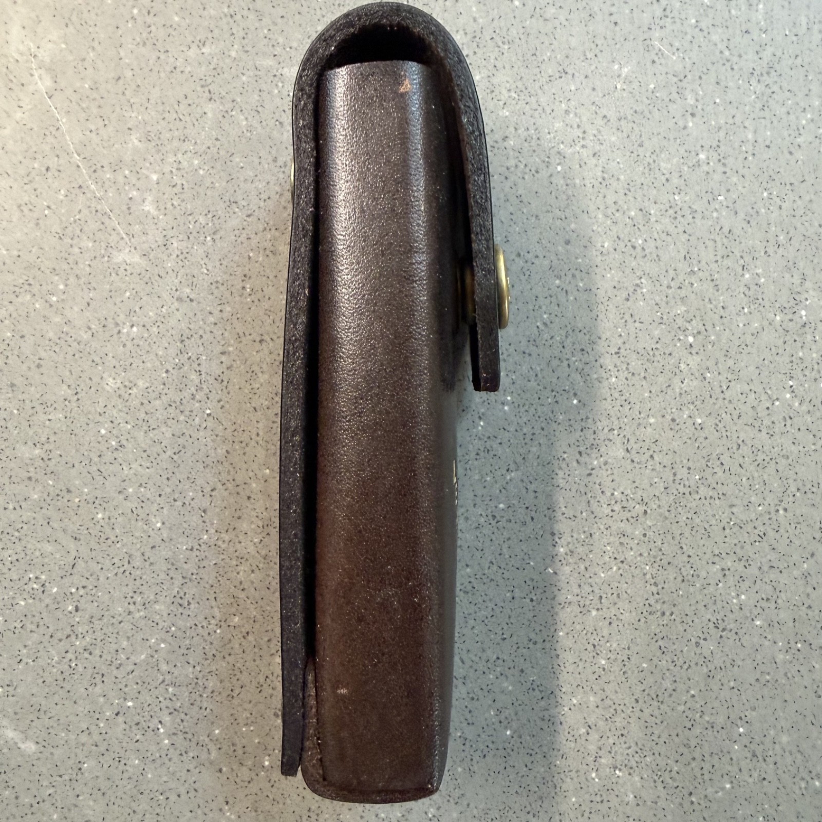 Leatherman Original Black Leather Belt Sheath ONLY – 4” Tool Case- Vintage NOS
