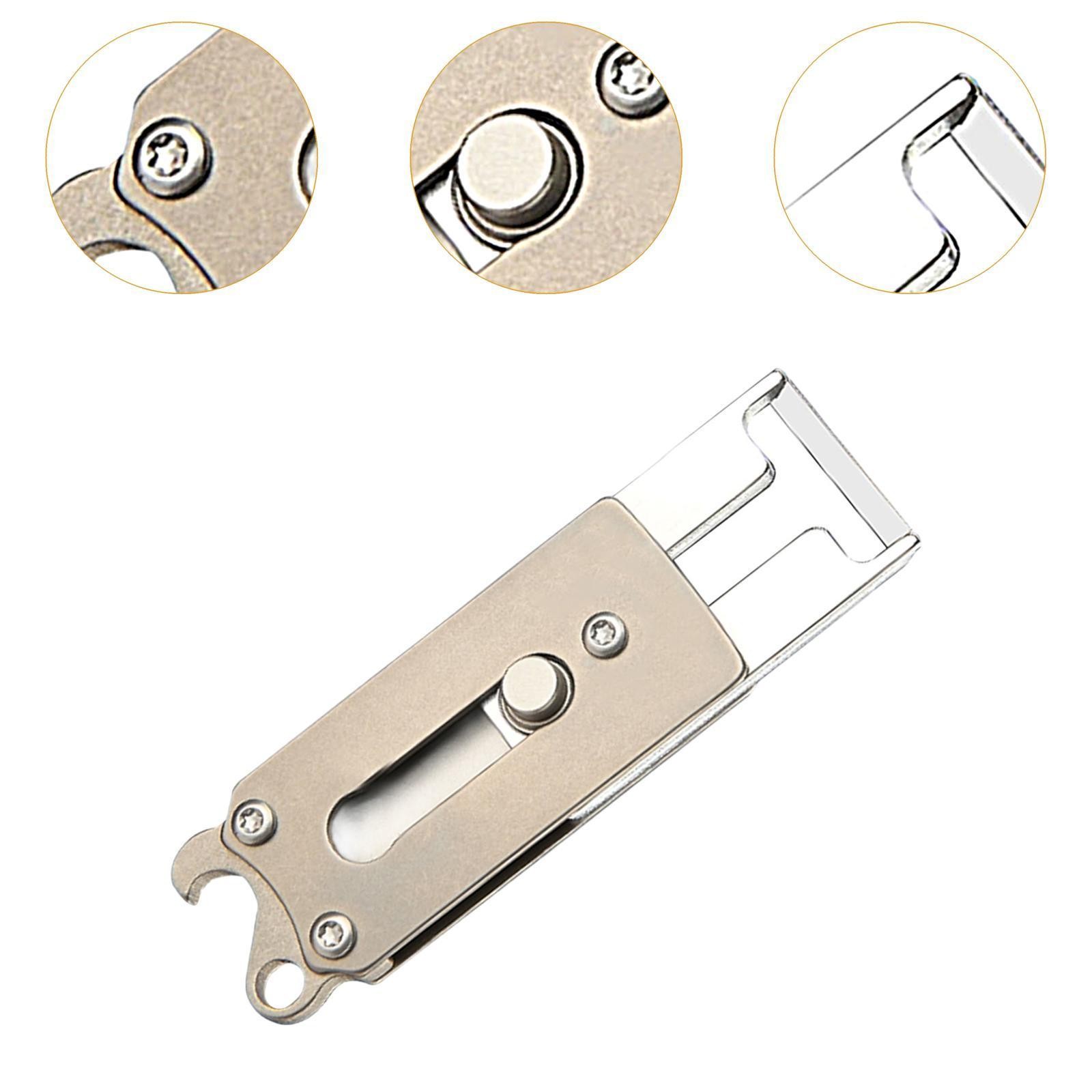 Titanium Practical Retractable Fruit for Hiking Outdoor Picnic