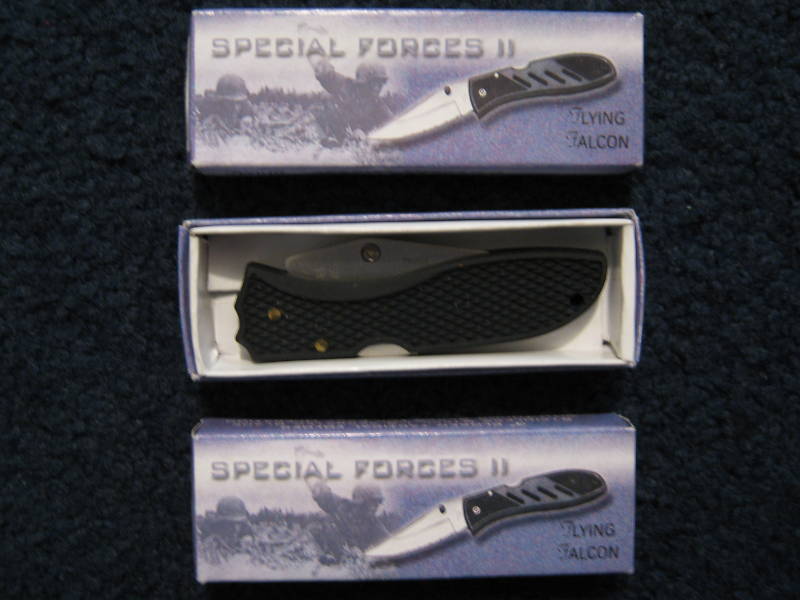 3- Frost SPECIAL FORCES 11 Flying Falcon Pocket Knives