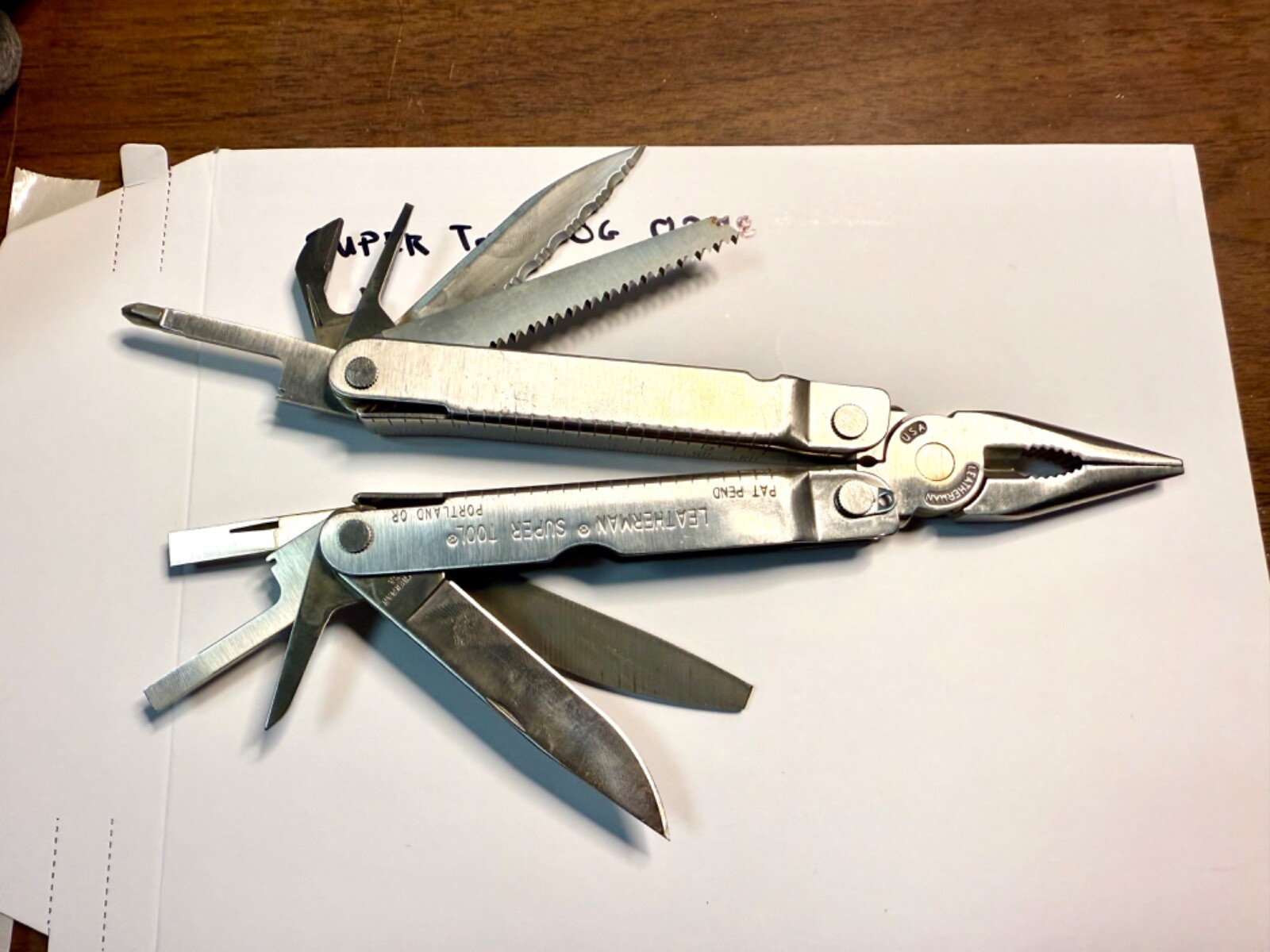 Retired Leatherman SuperTool Original Dated “0298”