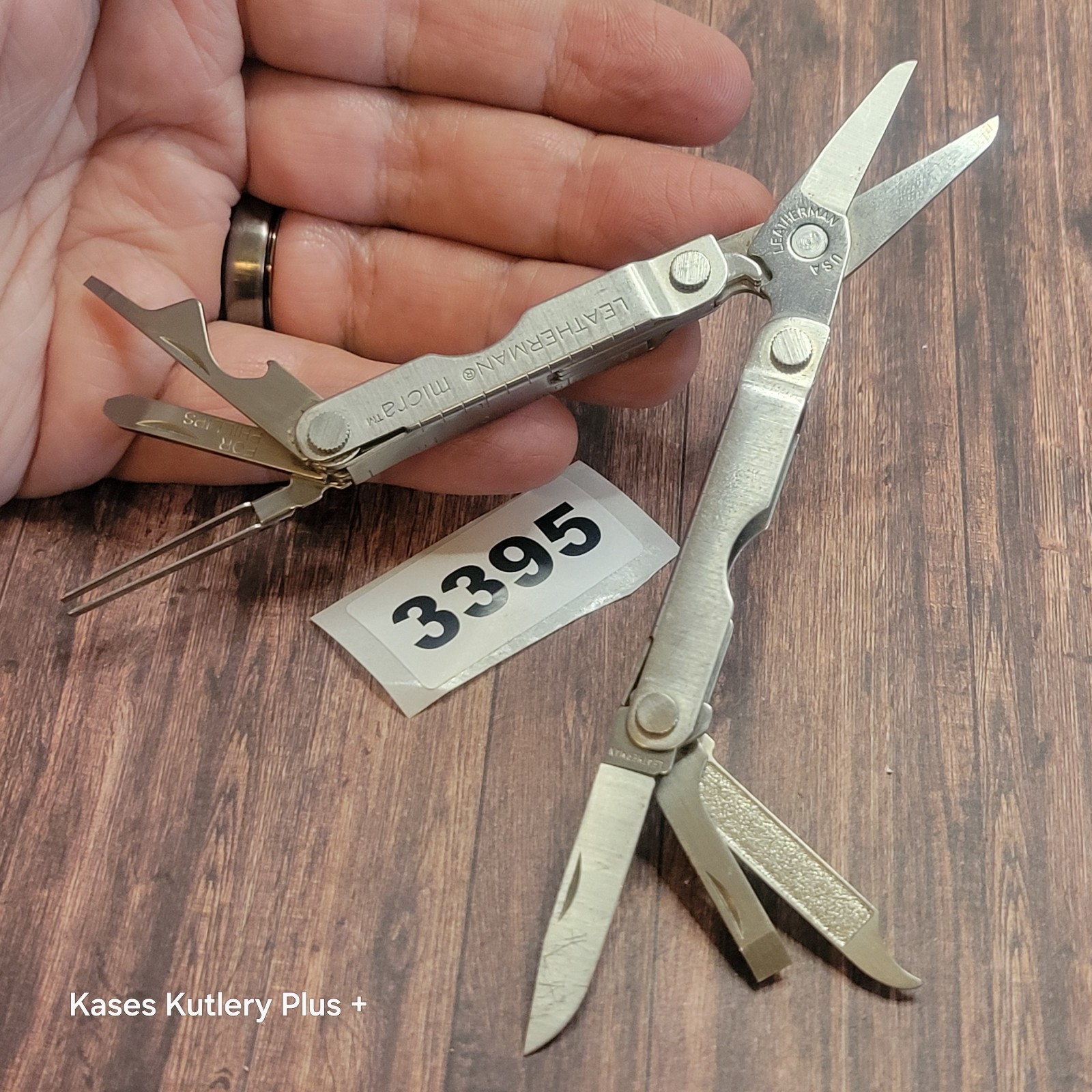 Leatherman Micra Compact Folding Multi Tool Scissors Knife Tweezers Screwdriver
