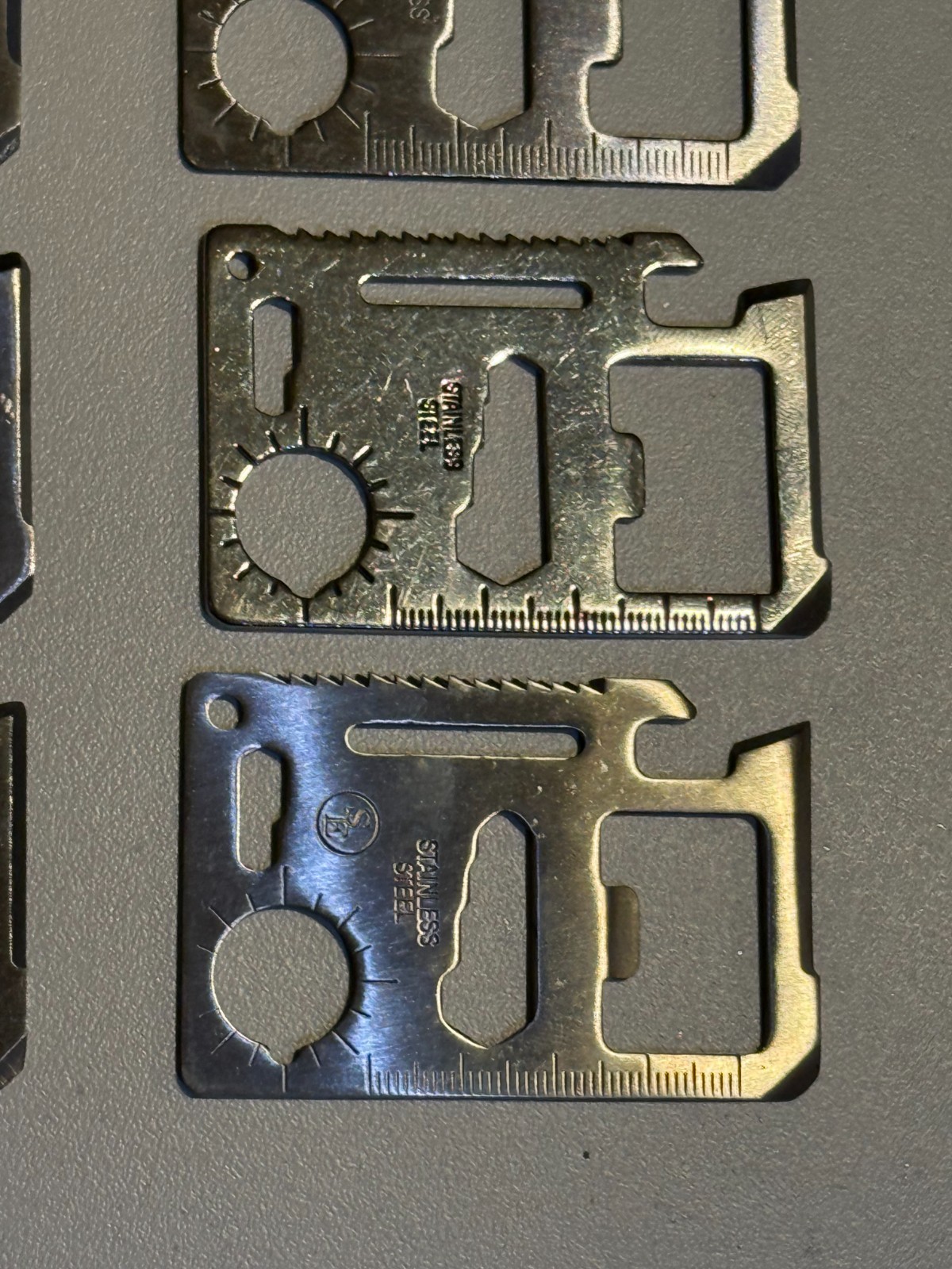 15 MULTIPURPOSE POCKET SURVIVAL TOOLS 4-716-B1-2 $3 OBO