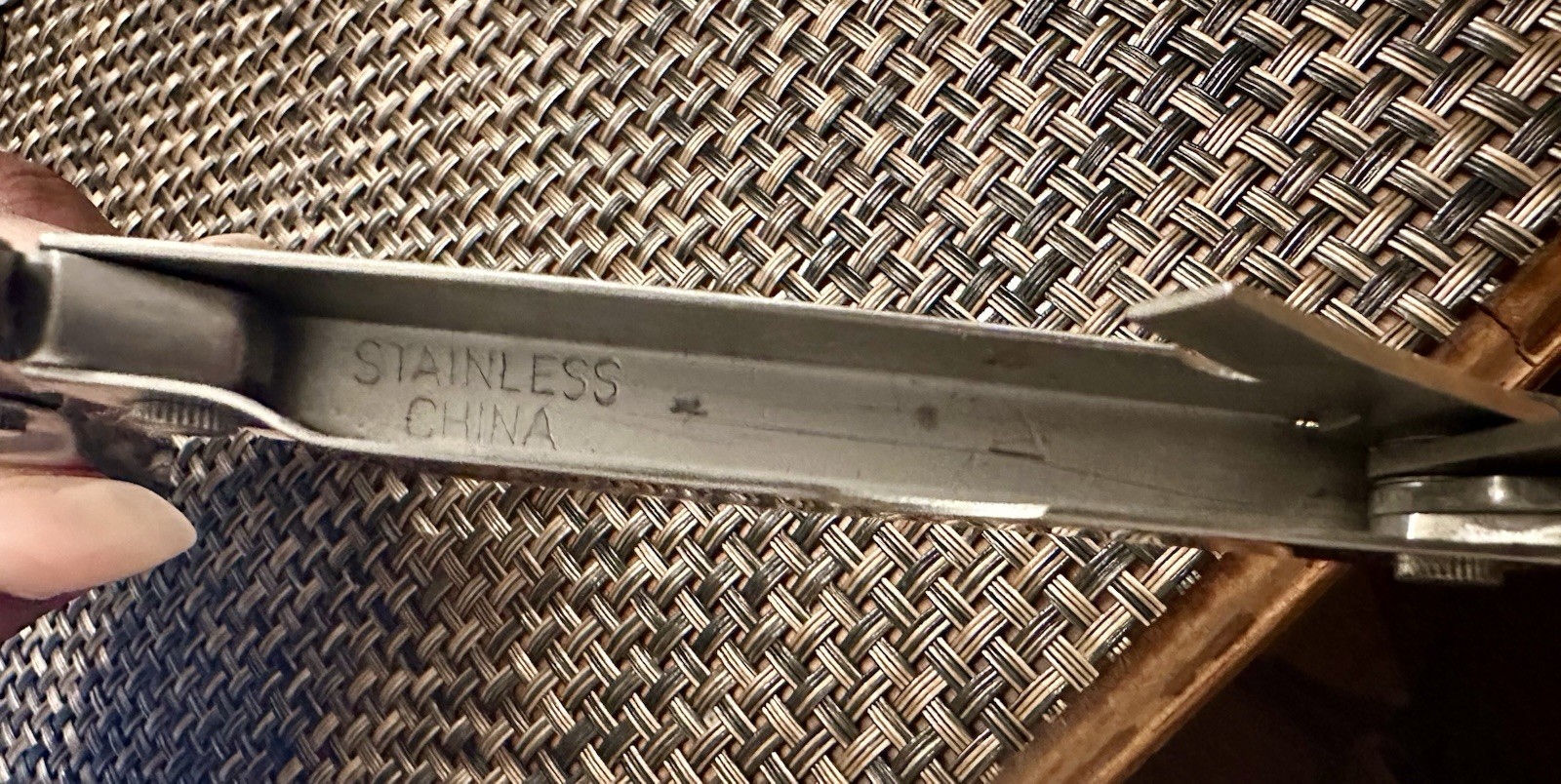 Vintage Stainless Steel Multi-Tool Pocket Knife with Case Made In China EUC!