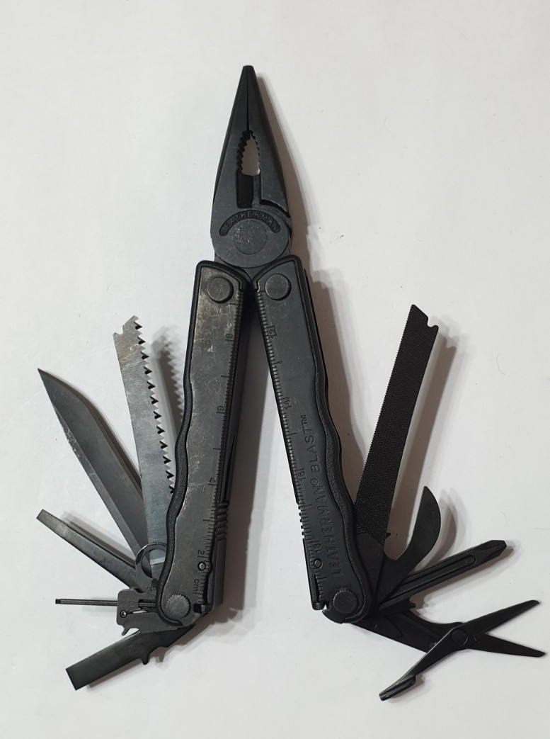🔥🔥 Leatherman Black BO Blast Multi Tool Military Retired Collectable Rare