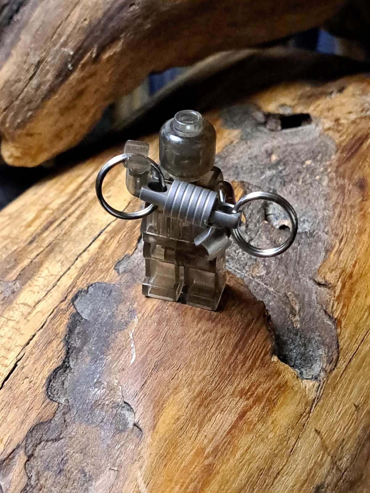 Pro Super Mini Series Titanium Swivel With 12mm Titanium Keyrings