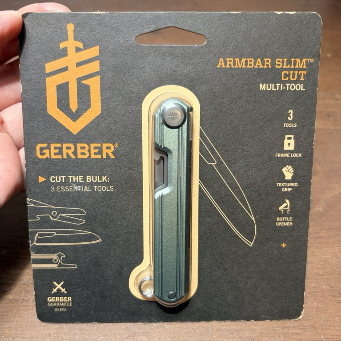 NEW Gerber Armbar Slim Cut Multi-Tool Knife Color: Green