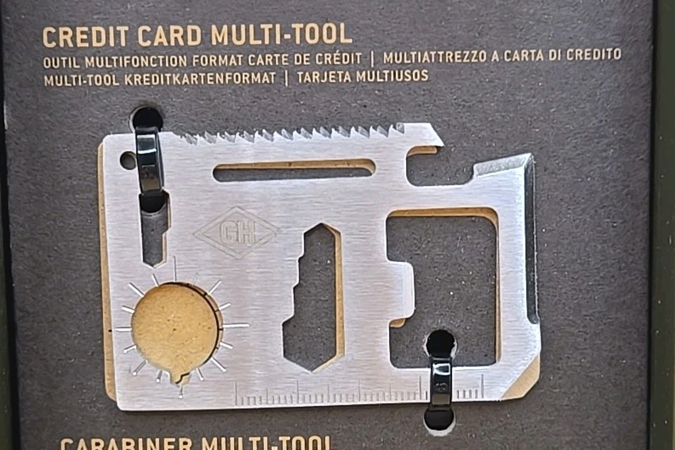 Gentlemen’s Hardware Everyday Outdoor Set of 3 Mini-Tools, Stainless Steel *New