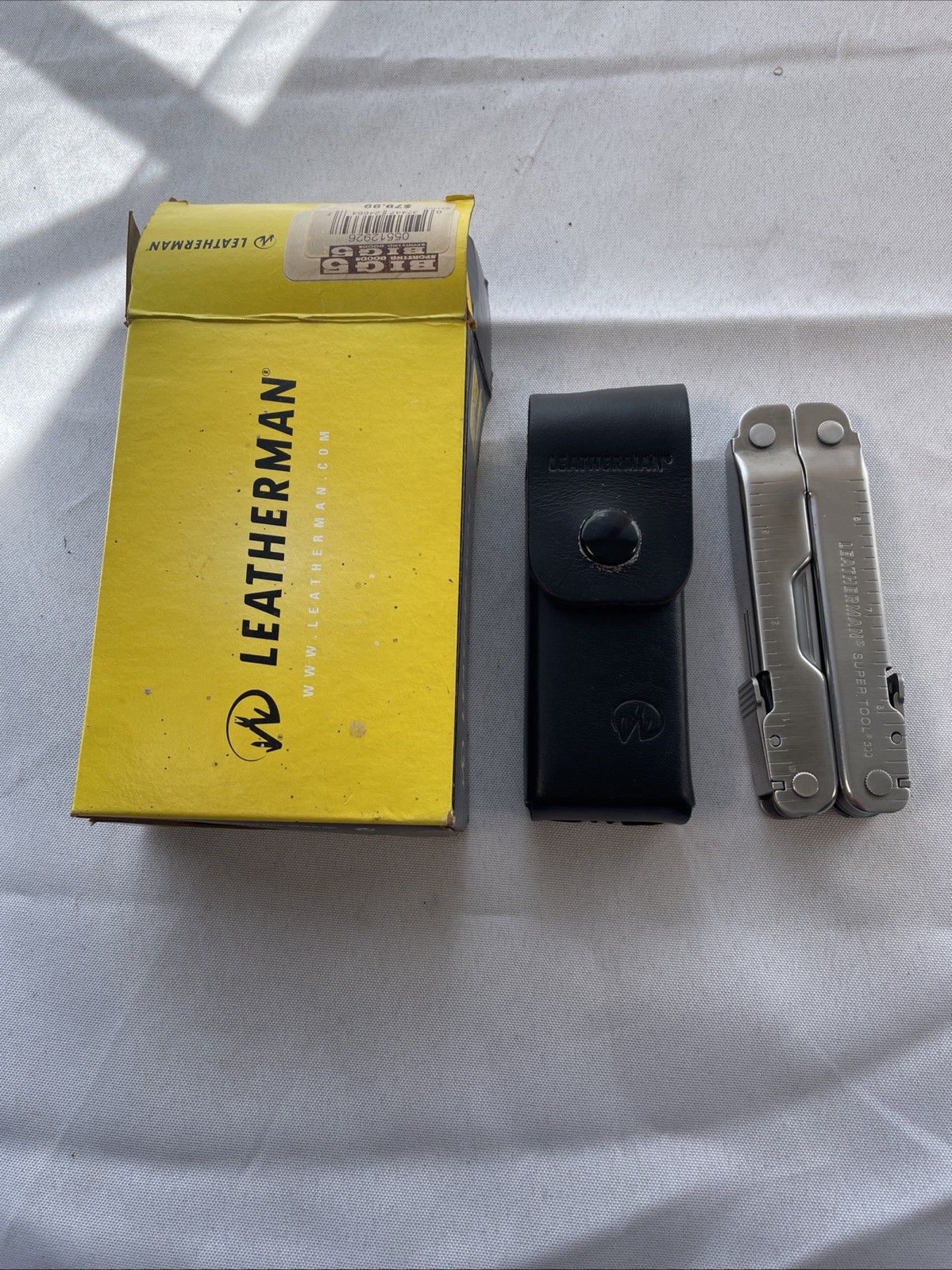 LEATHERMAN Super Tool 300 w/ Leather Sheath NIB Vintage