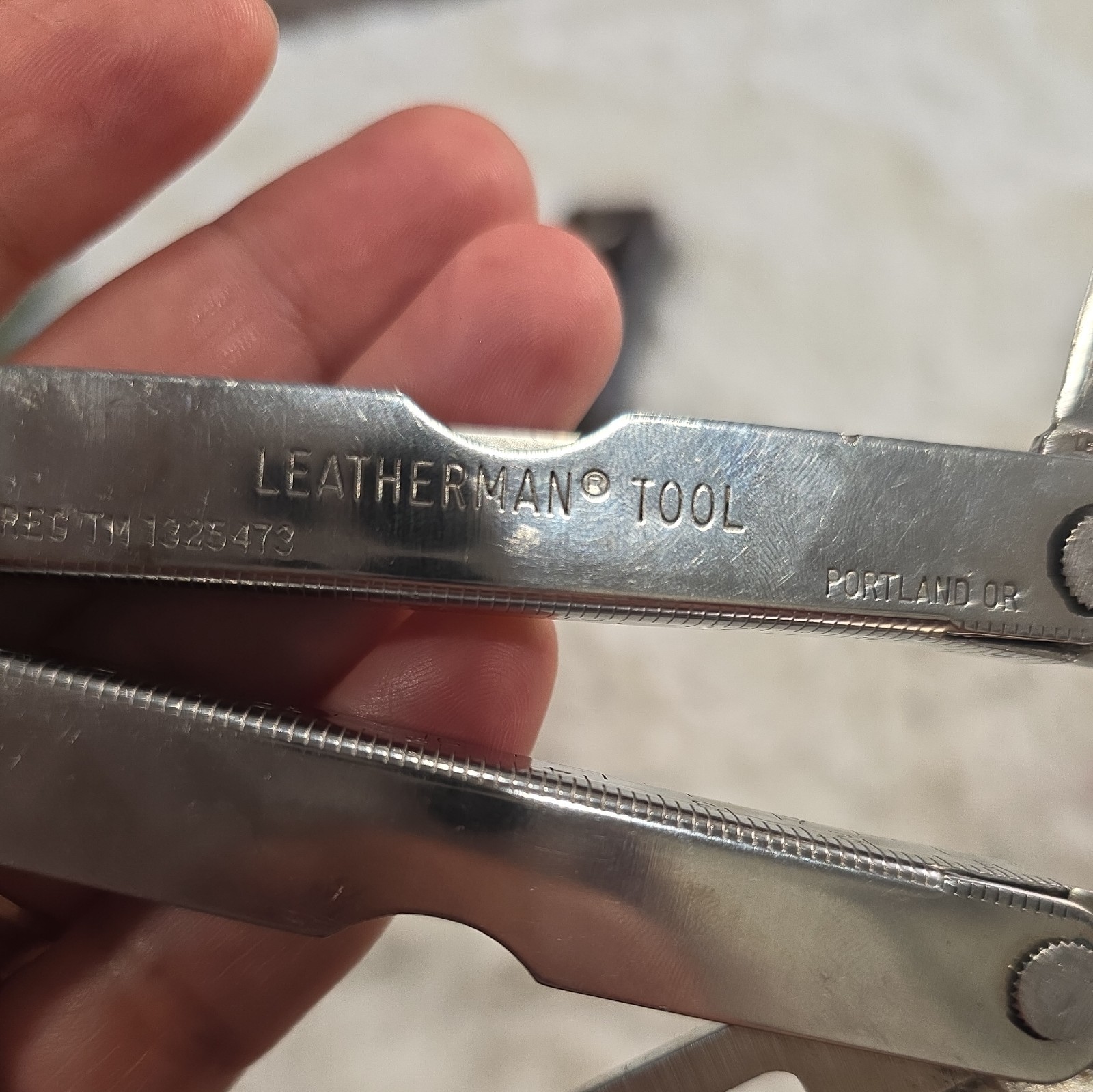 Vtg Original Leatherman Multi Tool Portland OR Leather Sheath USA