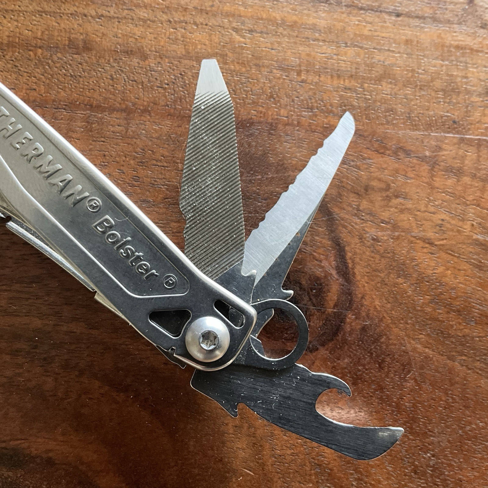 Leatherman Bolster Folding Multi-Tool Knife Plier Stainless