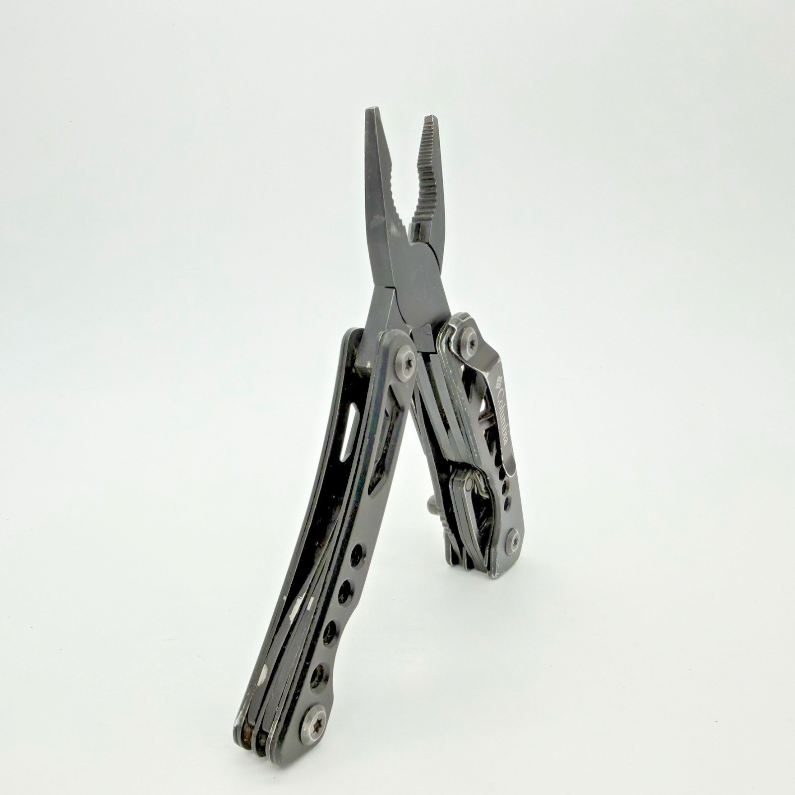 Columbia GSO0045 9-Function Multi-Tool Black EDC Utility Carabiner Clip Pliers