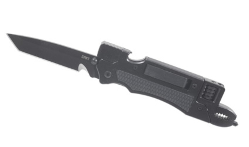 CRKT SEPTIMO Multi-Tool_Black Oxide_8Cr13MOV Tanto Blade_New In Box