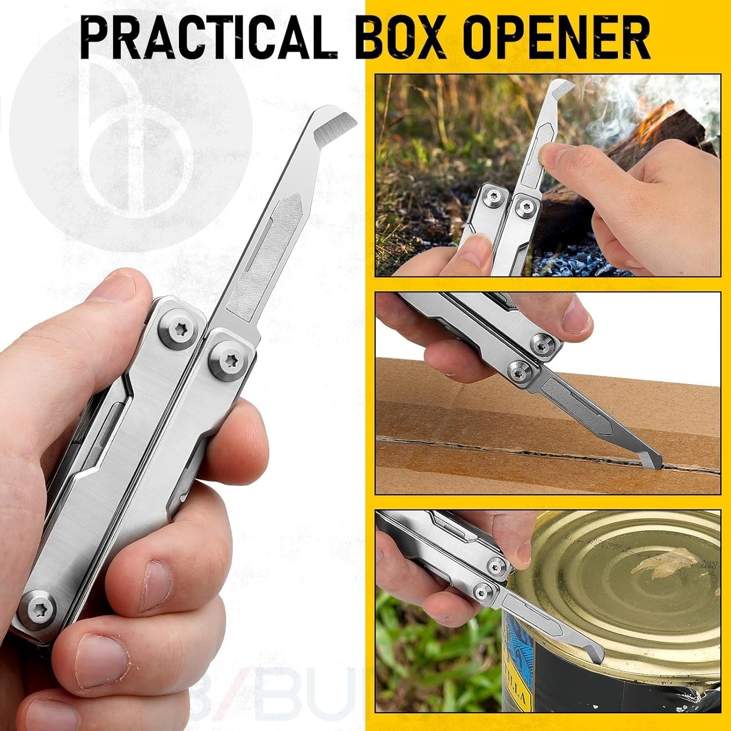 Multitool Pliers 15-in-1 Folding Pocket Knife Screwdriver EDC Multi Tool Giftmen
