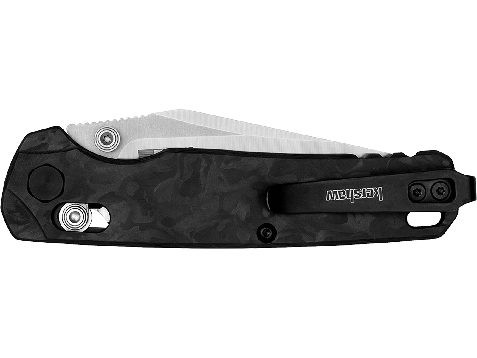 Kershaw Bel Air Pocket Knife 3.05″ Clip Point CPM MagnaCut Satin Blade Carbon