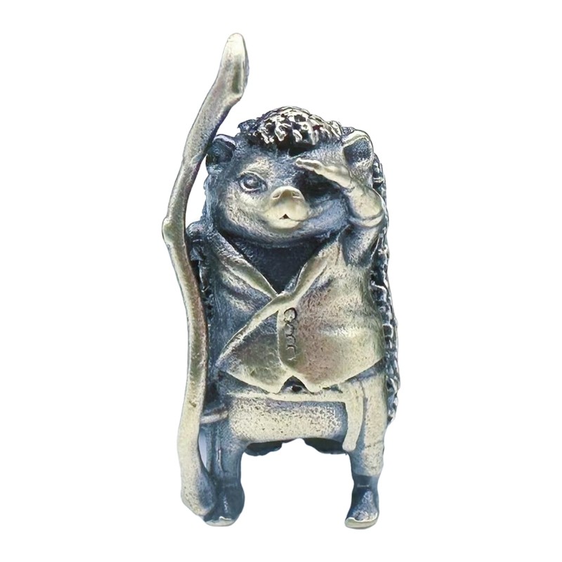 Hedgehog Parachute Cord Beads Vintage Charm Beads for Paracord Pendants