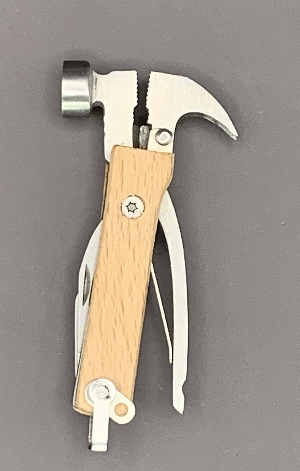 Mini Hammer Multi Tool 3”. Plier, Wire Cutter,Knife, Bottle Opener, Screw Driver