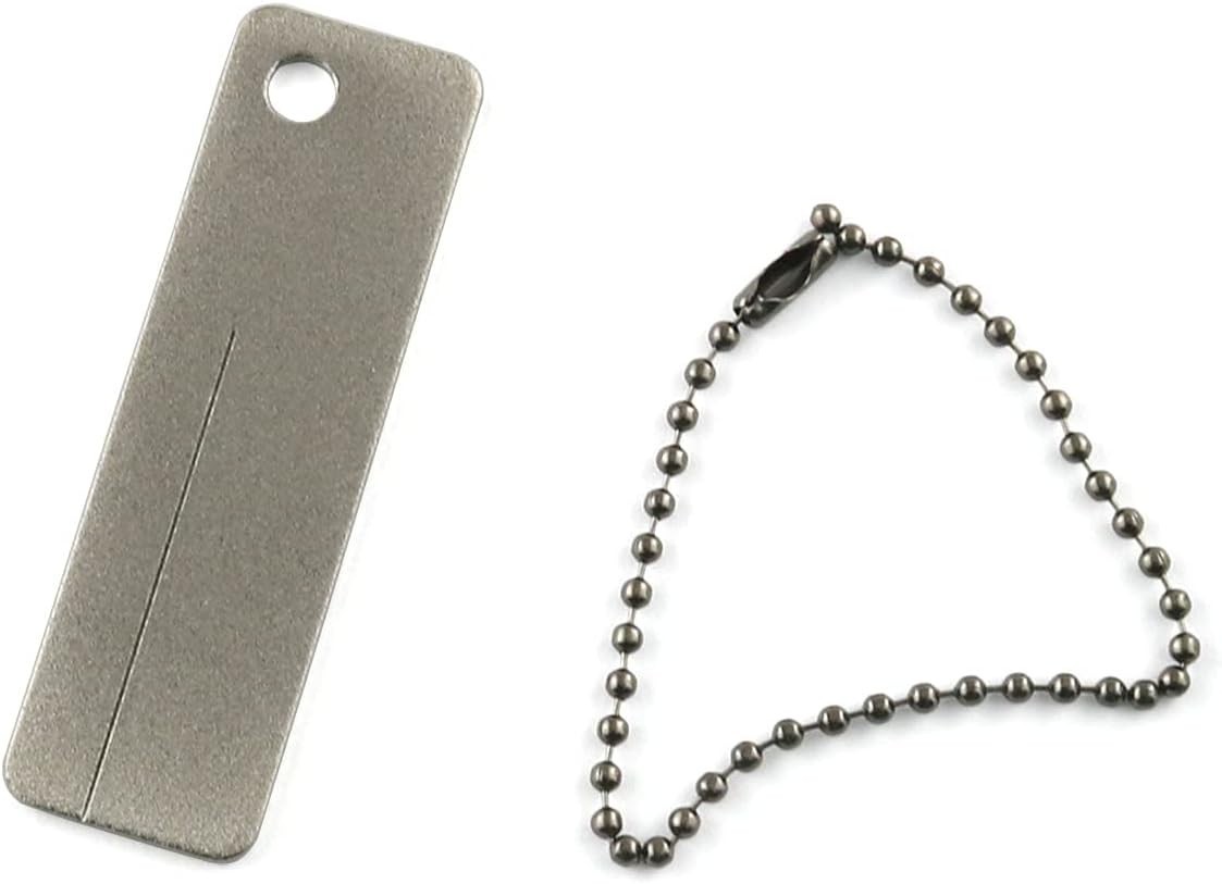 Diamond Grindstone Mini Portable Diamond Stone Sharpener with Keychain for Fi…