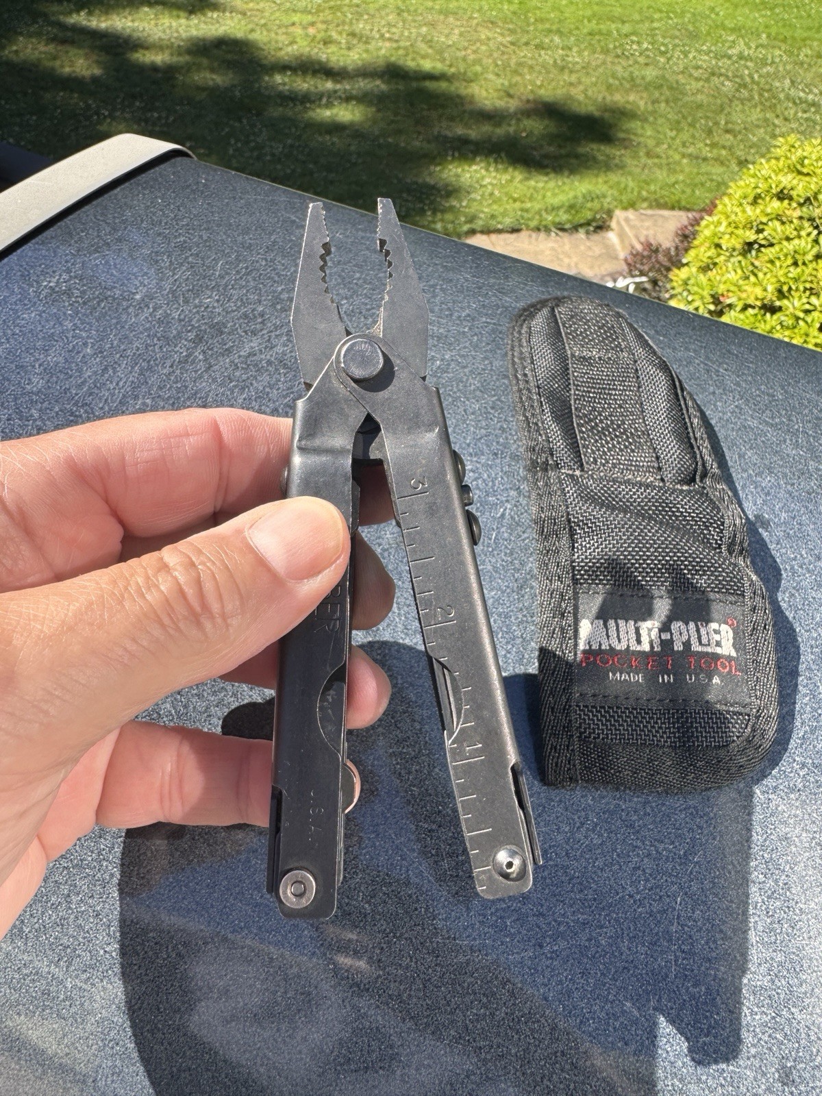 Vintage Gerber MP 3 Multi Tool USA Black w/ Nylon Case
