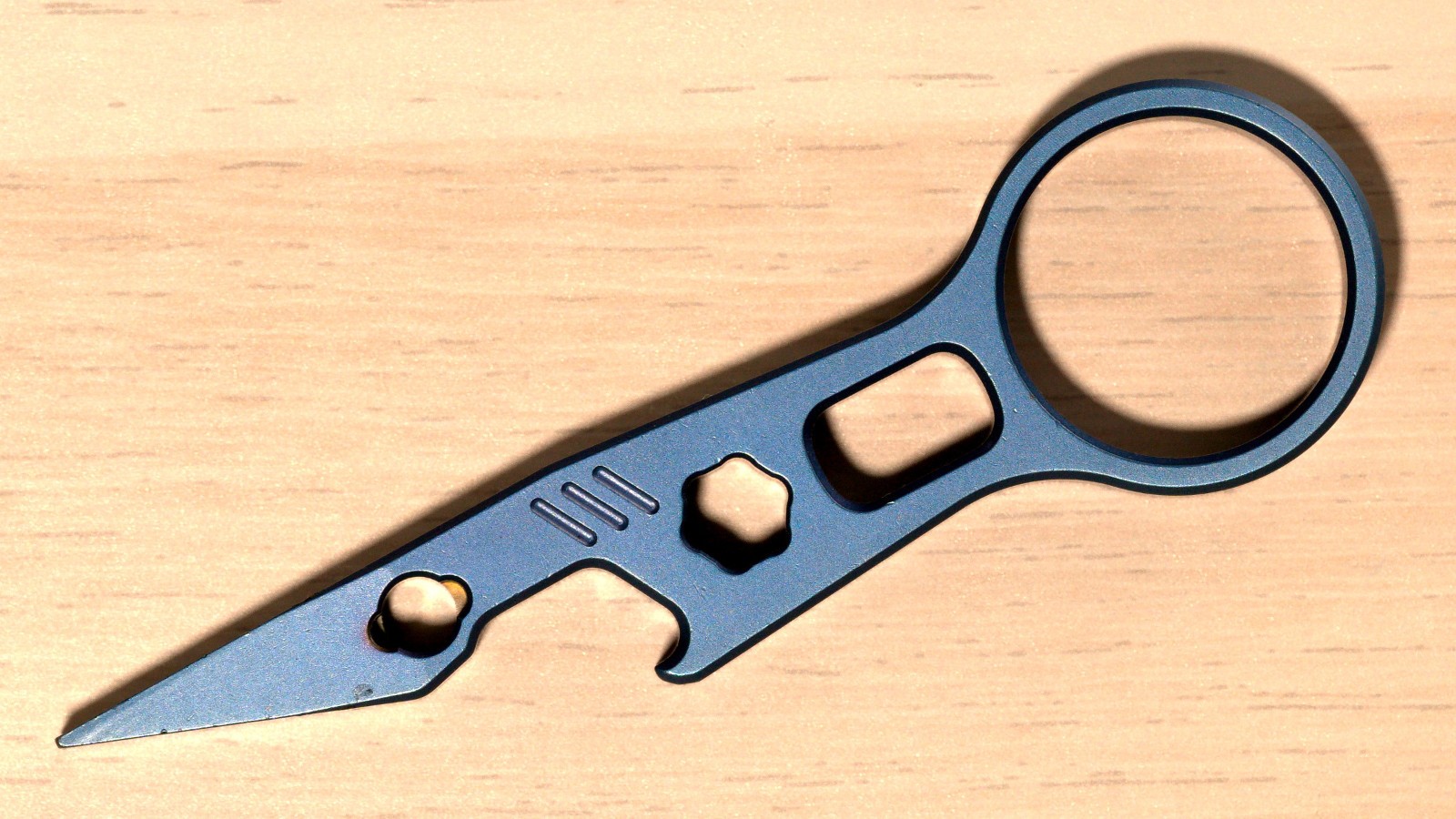 JE Made Shark III EDC Prybar Bottle Opener Hex Wrench One Piece Multi Tool
