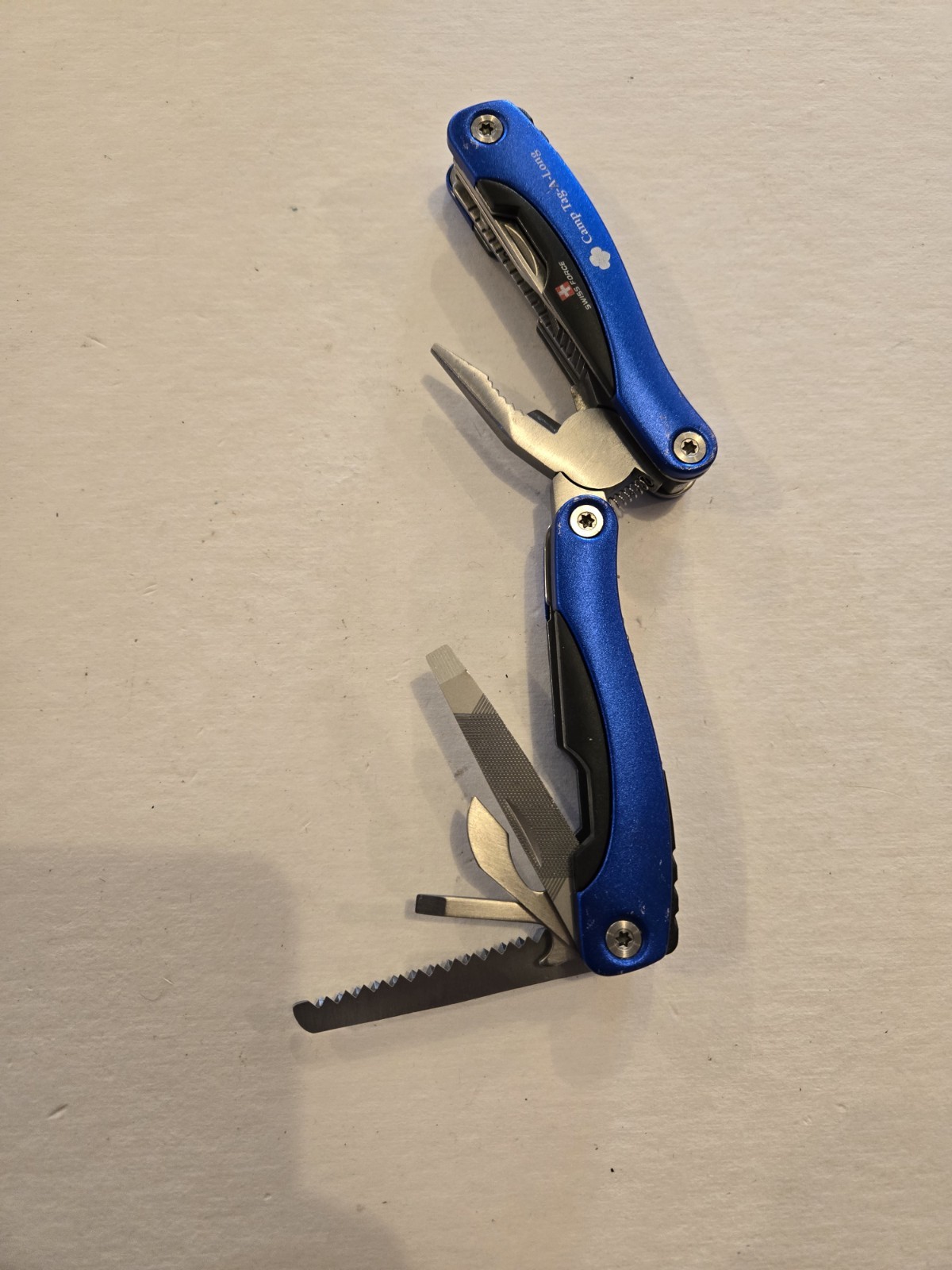 Swiss Force Multi Tool 10 Functions, Blue – (TSA Confiscated)